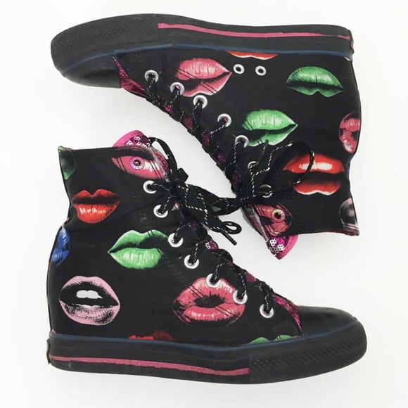 Daddys Shoes - Daddys Money Hidden Wedge High Tops Sneakers Shoes